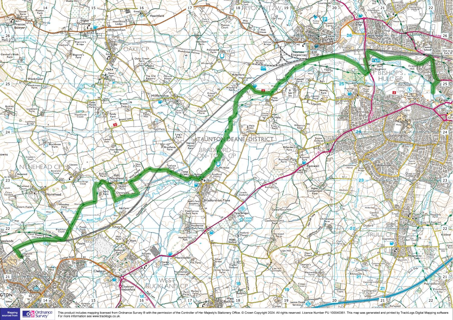 Wellington to taunton greenway